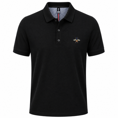 Herren T-Shirt mit Bienen-Stickerei