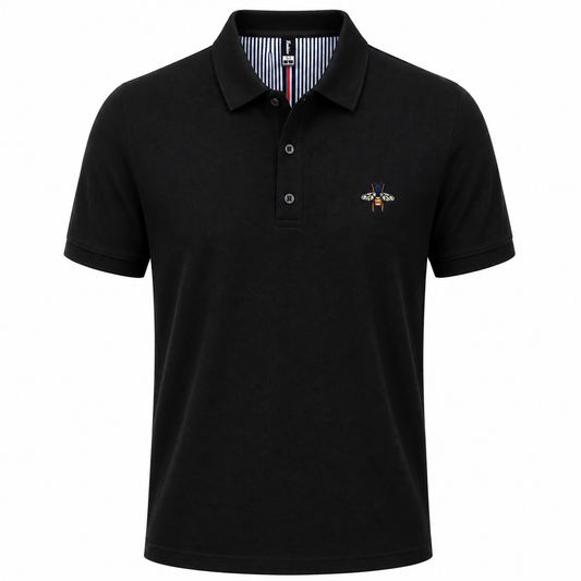 Herren T-Shirt mit Bienen-Stickerei